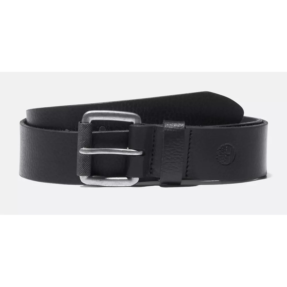 Timberland Black Leather Belt Mens Size M